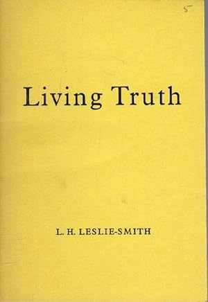 Imagen del vendedor de Living Truth a la venta por Clausen Books, RMABA