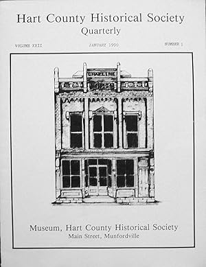 HART COUNTY HISTORICAL SOCIETY QUARTERLY.