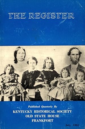 Immagine del venditore per THE REGISTER OF THE KENTUCKY HISTORICAL SOCIETY. venduto da Legacy Books