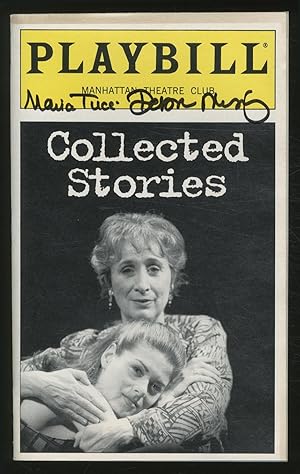 Bild des Verkufers fr [Playbill] Collected Stories zum Verkauf von Between the Covers-Rare Books, Inc. ABAA