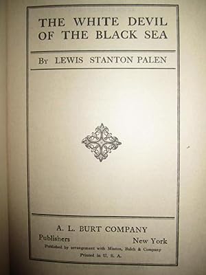 Immagine del venditore per The White Devil of the Black Sea venduto da Old Scrolls Book Shop
