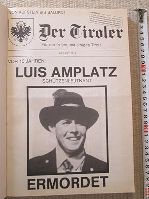 Der Tiroler : für ein freies und einiges Tirol [21 issues, 1979-1985]