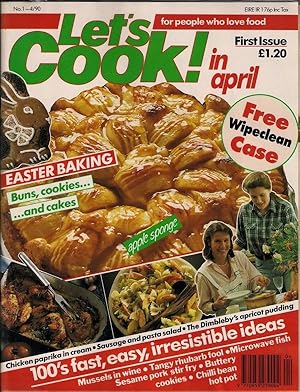 Let's Cook Magazine First Issue April 1990