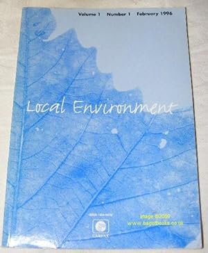 Seller image for Local Environment Volume 1 Number 1 February 1996 for sale by Nigel Smith Books