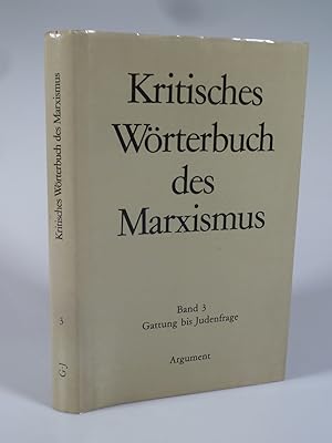 Image du vendeur pour Kritisches Wrterbuch des Marxismus Bd. 3. mis en vente par Antiquariat Dorner