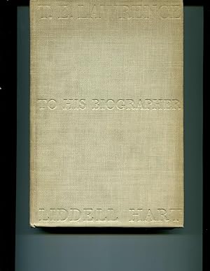 Imagen del vendedor de T.E. Lawrence to his biographers, Robert Graves & Liddell Hart a la venta por Orca Knowledge Systems, Inc.