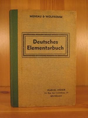 Seller image for Deutsches Elementarbuch fr junge Anfnger. for sale by Das Konversations-Lexikon