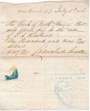 Autograph Document Signed