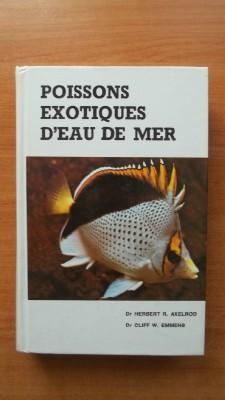 Seller image for POISSONS EXOTIQUES D'EAU DE MER for sale by KEMOLA