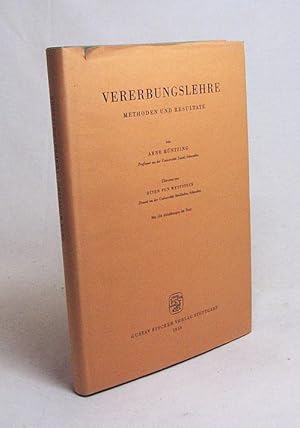 Imagen del vendedor de Vererbungslehre : Methoden und Resultate / Arne Mntzing. bers. von Diter von Wettstein a la venta por Versandantiquariat Buchegger