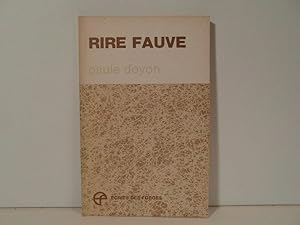 Bild des Verkufers fr Rire Fauve zum Verkauf von Bidonlivre