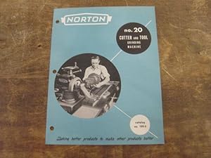 Norton No. 20 Cutter and Tool Grinding Machine, Catalog No. 189-3