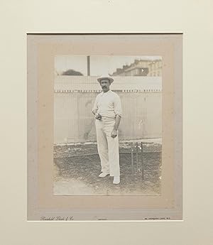 A vintage portrait photograph of William Howell, the Australian 'all-rounder of the highest class...