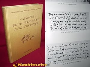 Catalogue des manuscrits grecs de Tchécoslovaquie