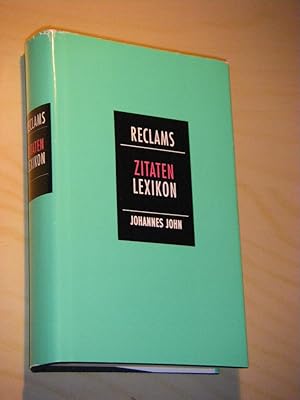 Reclams Zitaten-Lexikon