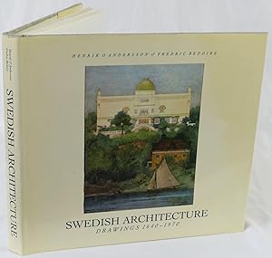 Seller image for Swedish architecture drawings 1640-1970. Stockholm 1986. 4to. 257 Seiten. Mit ca. 500 teils farbigen Abbildungen. Orig.-Leinenband mit Schutzumschlag. for sale by Antiquariat Schmidt & Gnther