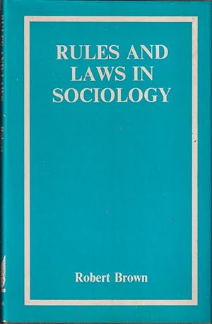 Seller image for Rules And Laws In Sociology for sale by Jonathan Grobe Books