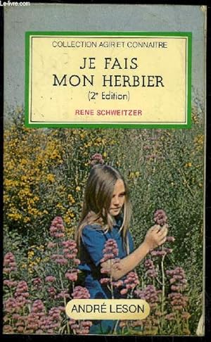 Seller image for JE FAIS MON HERBIER for sale by Le-Livre