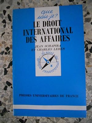 Seller image for Le droit international des affaires for sale by Frederic Delbos