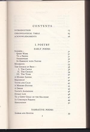 Seller image for Matthew Arnold Poetry and Prose for sale by Laura Books