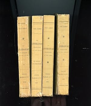 LA LITTÉRATURE FRANÇAISE : AU DIX - SEPTIÈME SIÈCLE ( 1 Volume ) - AU DIX-HUITIÈME SIÈCLE ( 1 Vol...