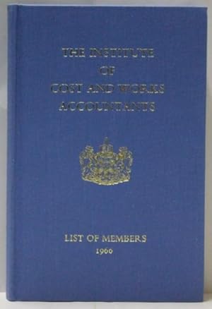 The Institute of Cost and Works Accountants List of Members 1966