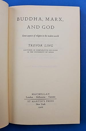 Buddha, Marx, and God: Some Aspects of Religion in the Modern World