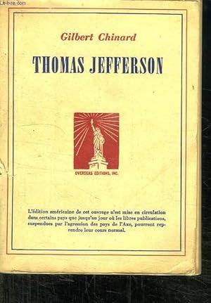 Bild des Verkufers fr THOMAS JEFFERSON. zum Verkauf von Le-Livre