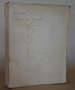 Imagen del vendedor de Oeuvres De Jean De Tinan, Tome I, Penses-tu russir ,ou Les Diverses Amours De Mon Ami Raoul De Vallonges a la venta por Librairie Raimbeau