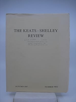 The Keats-Shelley Review, Number 2