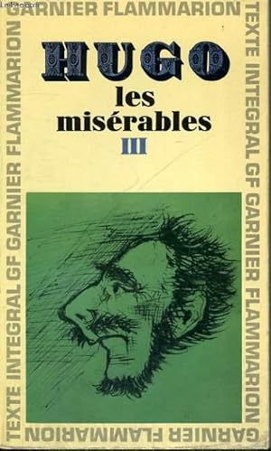 Seller image for LES MISERABLES III for sale by Le-Livre