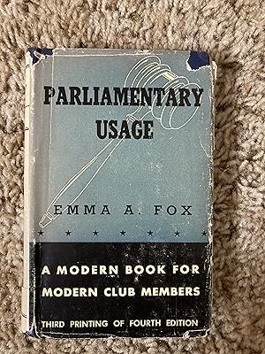 Seller image for Parliamentary Usage for sale by Book Nook