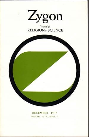 Bild des Verkufers fr Zygon: Journal of Religion & Science: December 1987, Vol. 22, No. 4 zum Verkauf von Clausen Books, RMABA