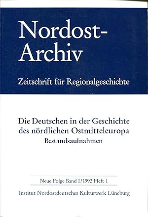 Bild des Verkufers fr Nordost-Archiv. Zeitschrift fr Regionalgeschichte. zum Verkauf von Antiquariat & Buchhandlung Rose