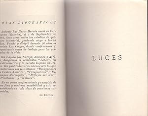 Imagen del vendedor de LUCES - Ensayo sobre siete temas, LA MORAL DE CASTILLA Y SEIS ENSAYOS MAS a la venta por Libreria 7 Soles