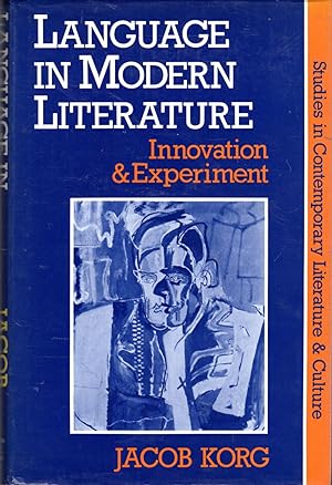 Seller image for Language in Modern Literature: Innovation & Experiment (Barnes and Noble Studies in Contemporary Literature and Culture [Signed & Inscribed By Author]) for sale by Dorley House Books, Inc.