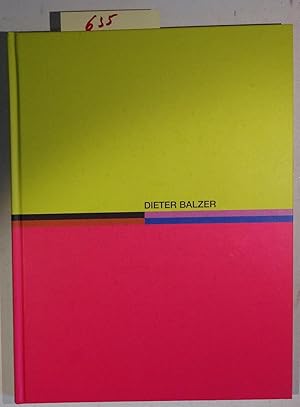 Seller image for Dieter Balzer for sale by Antiquariat Trger