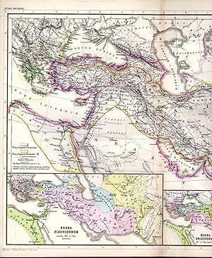 Bild des Verkufers fr MAP: "Imperiua Persarum et Macedonum". handcolored map from Atlas Antiquus: Twelve Maps of the Ancient World zum Verkauf von Dorley House Books, Inc.