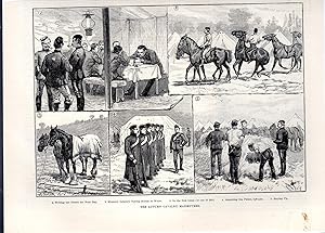 Seller image for ENGRAVING: 'Autumn Cavalry Manoeuvres' . from The Illustrated News of the World, Oct 11, 1890 for sale by Dorley House Books, Inc.