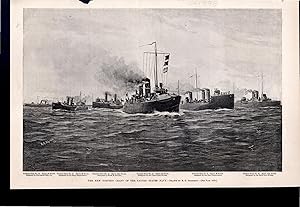 Immagine del venditore per ENGRAVING:'The New Torpedo Craft of the United States Navy'. engraving from Harper's Weekly, November 21, 1896 venduto da Dorley House Books, Inc.