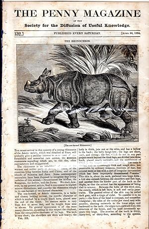 Bild des Verk�ufers f�r Penny Magazine #132; April 26, 1834 zum Verkauf von Dorley House Books, Inc.