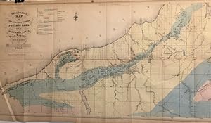 Image du vendeur pour MAP: Geological Map of the District Between Portage Lake and Montreal River, Lake Superior, Michigan mis en vente par Dorley House Books, Inc.