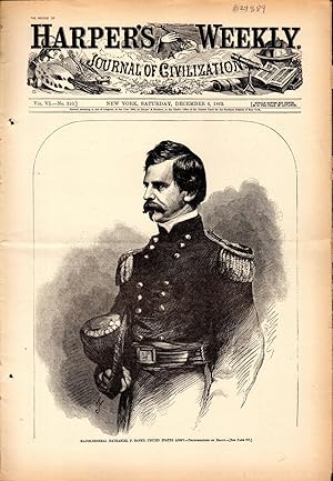 Image du vendeur pour Harper's Weekly, Saturday, December 6, 1862 mis en vente par Dorley House Books, Inc.