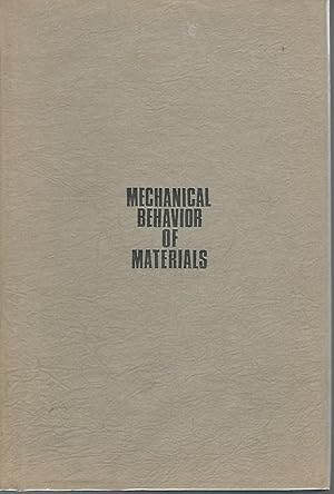 Image du vendeur pour Mechanical Behavior of Materials: Volume IV, Concrete & Cement Paste; Glass and Ceramics mis en vente par Dorley House Books, Inc.