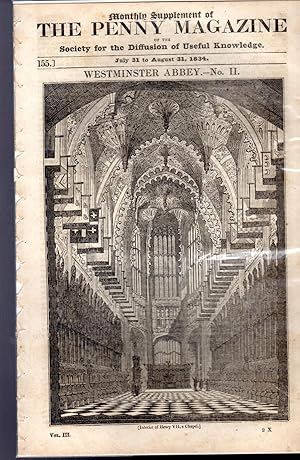 Bild des Verk�ufers f�r Penny Magazine #155; July 31 to August 31, 1834 zum Verkauf von Dorley House Books, Inc.