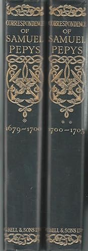 Imagen del vendedor de Private Correspondence and Miscellaneous Papers of Samuel Pepys, 1679-1703 (2 Volumes, complete) a la venta por Dorley House Books, Inc.