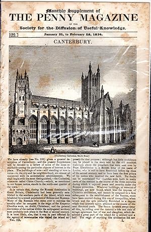 Bild des Verk�ufers f�r Penny Magazine #122: January 31, to February 28, 1834 zum Verkauf von Dorley House Books, Inc.
