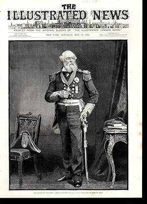 Seller image for ENGRAVING:'The Father of the Fleet: Admiral, Sir Provo Wallis' .from The Illustrated News of the World, May 10, 1890 for sale by Dorley House Books, Inc.