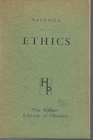 Seller image for Ethics, Preceded by On the Improvement of the Understanding (Hafner Library of Classics Series #11) for sale by Dorley House Books, Inc.