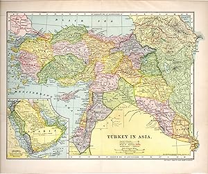 Imagen del vendedor de MAP: 'Turkey in Asia' a la venta por Dorley House Books, Inc.